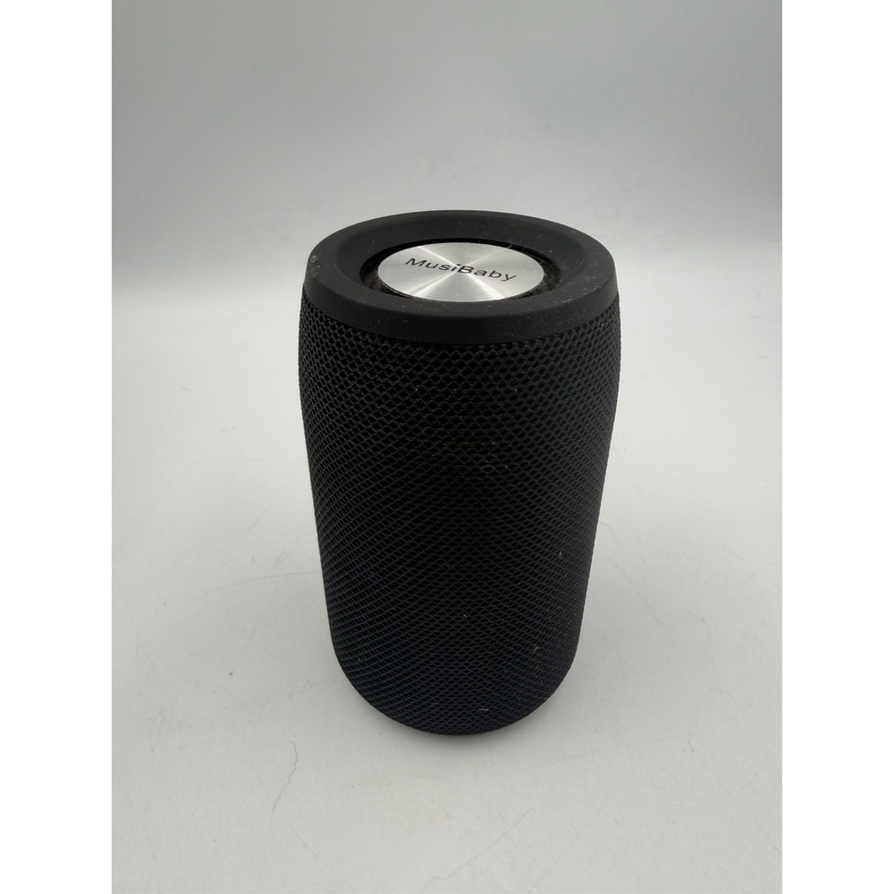MusiBaby M68 Portable Bluetooth Speaker - Black TESTED WORKS EXCELLENT